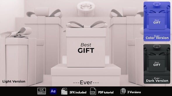 Videohive - Gift Box Logo Reveal 49481030