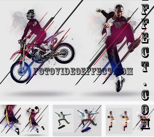 Sports Poster Art Photo Effect - C94WJKJ