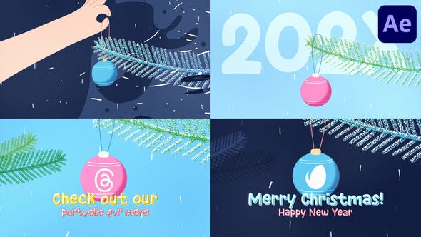 Videohive - Christmas Tree Ball Logo for After Effects 49495410