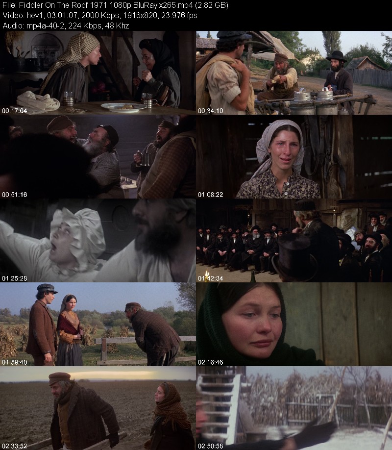 Fiddler On The Roof 1971 1080p BluRay x265 E7622deb1c74d87798b711d84d09de43