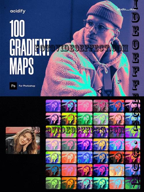 100 Acidify Gradient Maps - G9BBLMM
