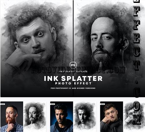 Ink Splatter Photo Effect - 9X8MYAQ