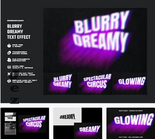 Blurry Dreamy Text Effect - CYA3J44