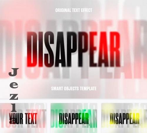 Disappear Text Effect - 31379928