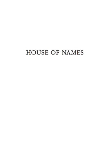 House of Names by Colm Toibin