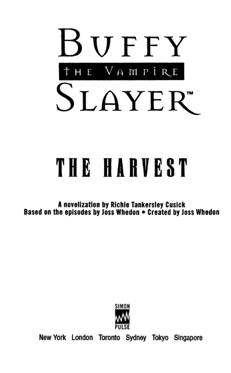 The Harvest by Richie Tankersley Cusick