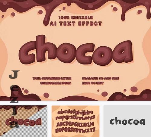 Chocoa Text Effect - HG985JH