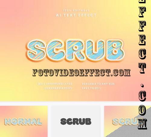 Scrub Text Effect - KEJP4WH