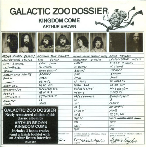 Arthur Brown's Kingdom Come - Galactic Zoo Dossier (1971) (2010) Lossless