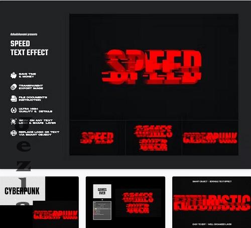 Speed Text Effect - P64ZN8B