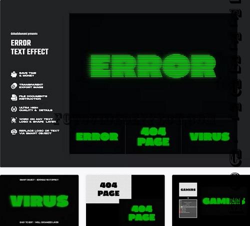 Error Text Effect - KBZTSSQ