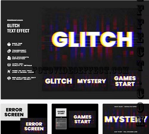 Glitch Text Effect - ZQW8A7Z