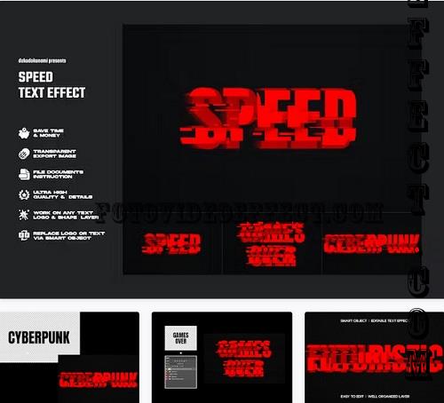 Speed Text Effect - P64ZN8B