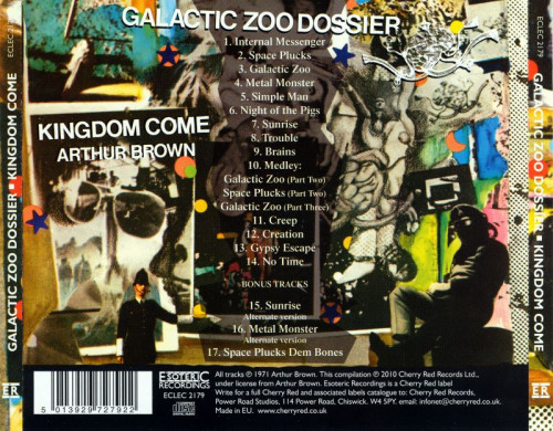 Arthur Brown's Kingdom Come - Galactic Zoo Dossier (1971) (2010) Lossless