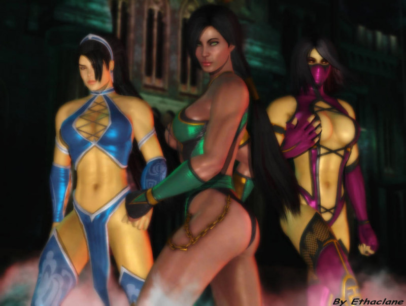 Ethaclane - Mortal Kombat Women 3D Porn Comic