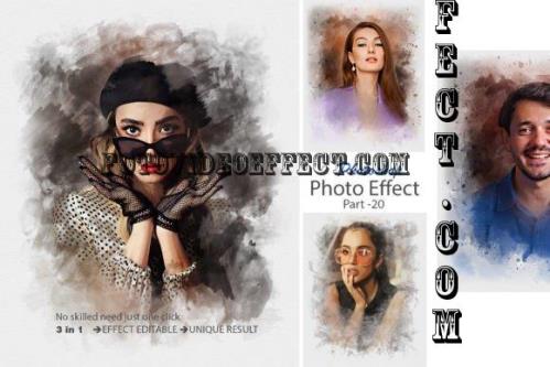 Realistic Painting Photo Effect - 10998873