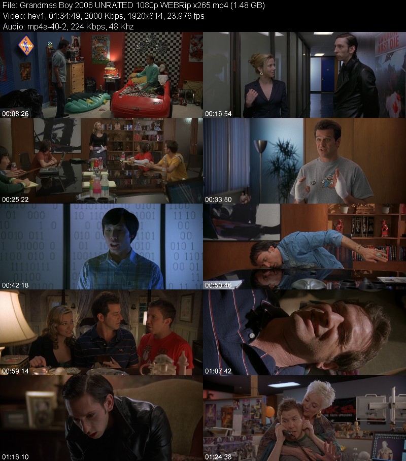 Grandmas Boy 2006 UNRATED 1080p WEBRip x265 71c4edb0b12da03d1636194c75b37781