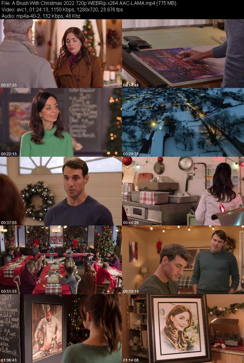 A Brush With Christmas (2022) 720p WEBRip-LAMA Cbc11bd50f930283e298e77b7d879fc2