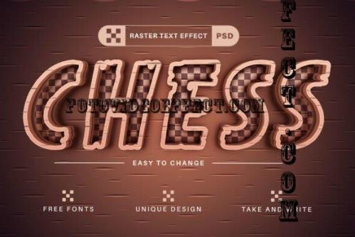 Chess - Editable Text Effect - 13457828