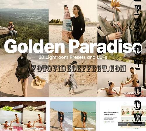 20 Golden Paradise Lightroom Presets - 91687745