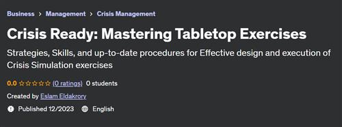 Crisis Ready – Mastering Tabletop Exercises