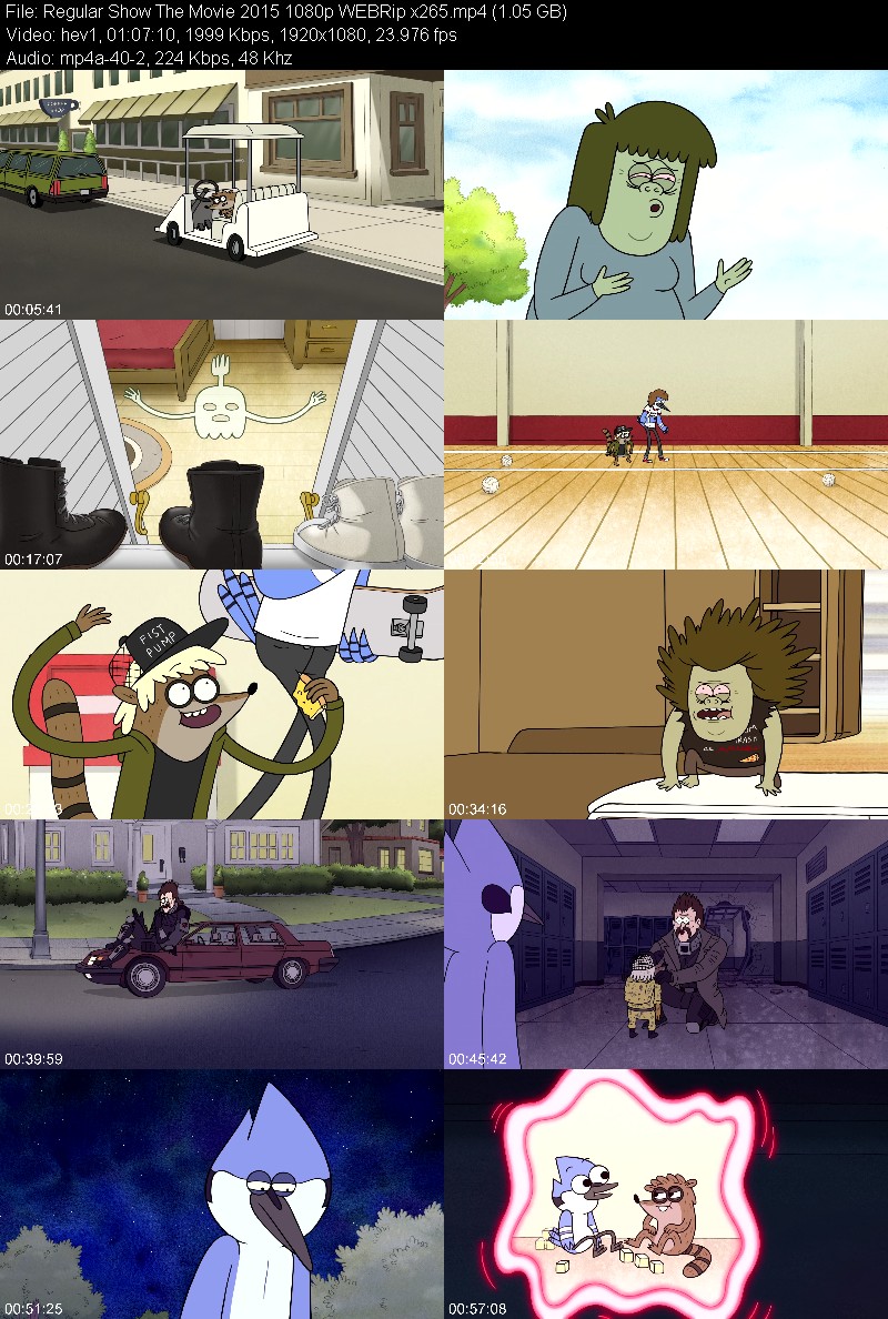 Regular Show The Movie 2015 1080p WEBRip x265 35e03365288ccc67060c0907bc3d198e