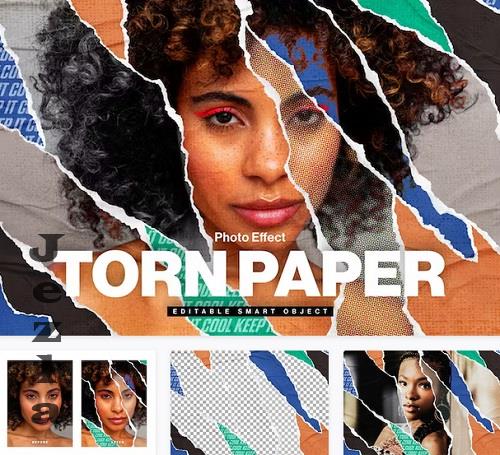 Torn Paper Mockup Template - PCGQ6SW