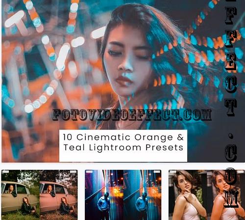 Cinematic Orange & Teal Lightroom Presets - 7DYKP4M