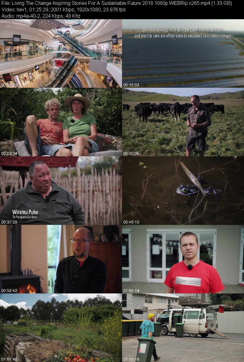 Living The Change Inspiring Stories For A Sustainable Future 2018 1080p WEBRip x265 5fc2fb69e3fe9ce8007b28c9b275c6e2