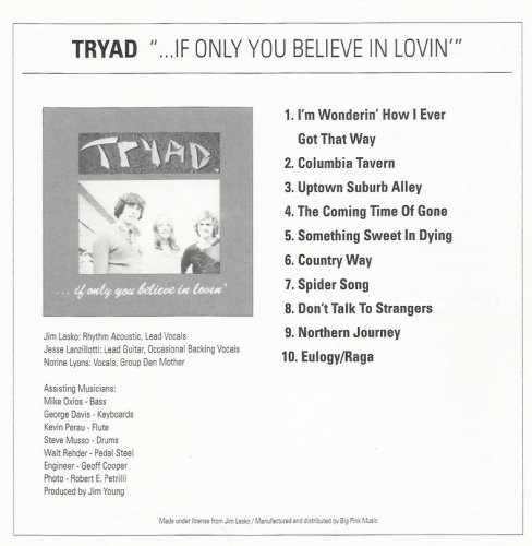 Tryad - ...If Only You Believe In Lovin` (1972) [2011] Lossless