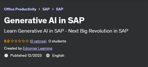 Generative AI in SAP