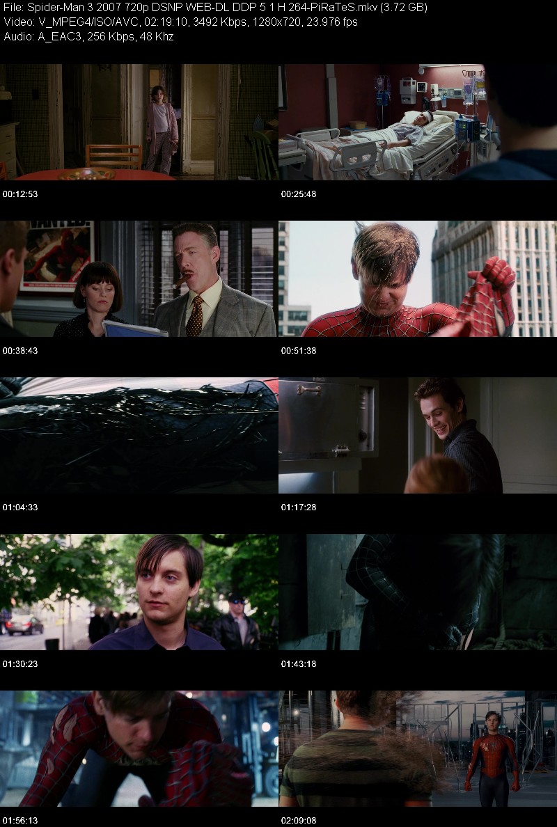 Spider-Man 3 2007 720p DSNP WEB-DL DDP 5 1 H 264-PiRaTeS 7c487536552040d186359ba6c72c41ed