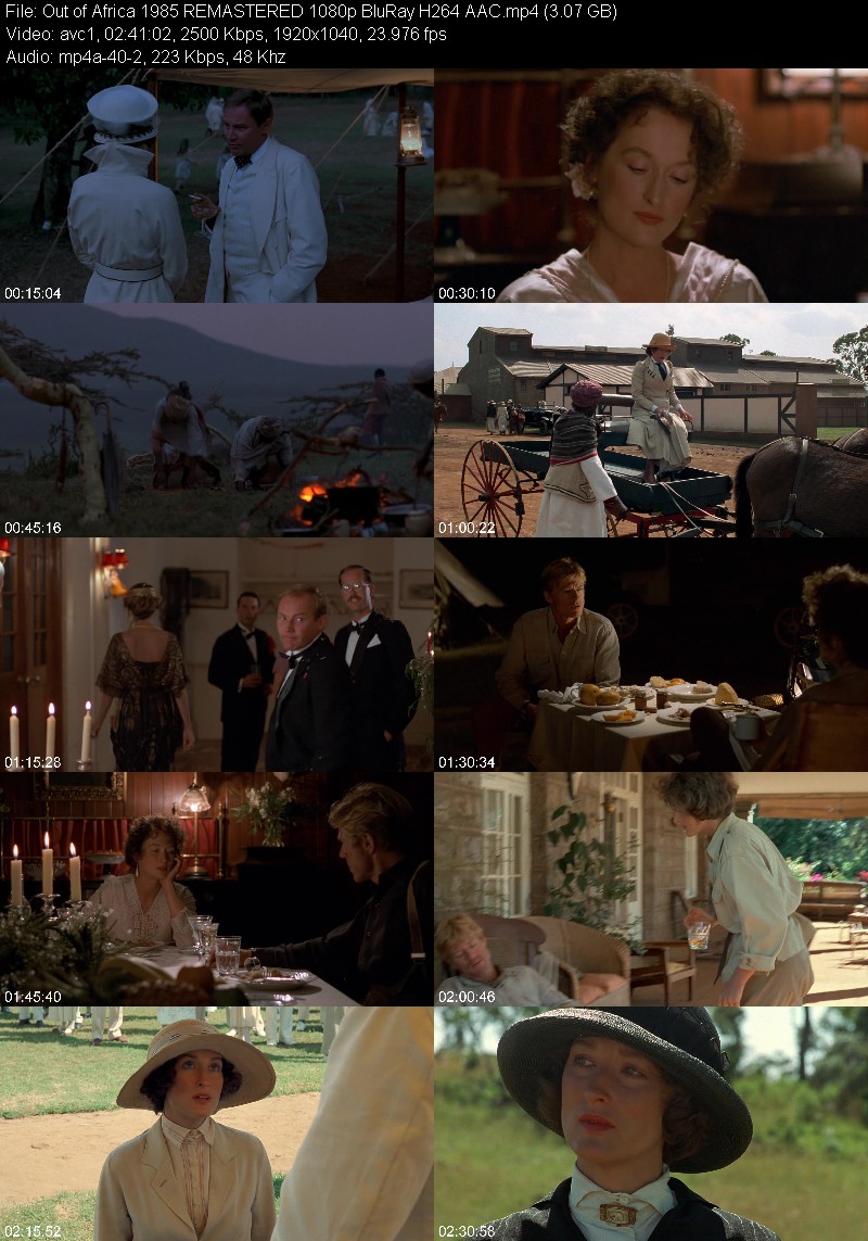 Out of Africa 1985 REMASTERED 1080p BluRay H264 AAC 42dfef59d400a9c5a80bb4da255c3fee