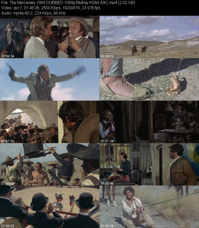 The Mercenary 1968 DUBBED 1080p BluRay H264 AAC F78893dc30c3905e5b777f3c6a71843c