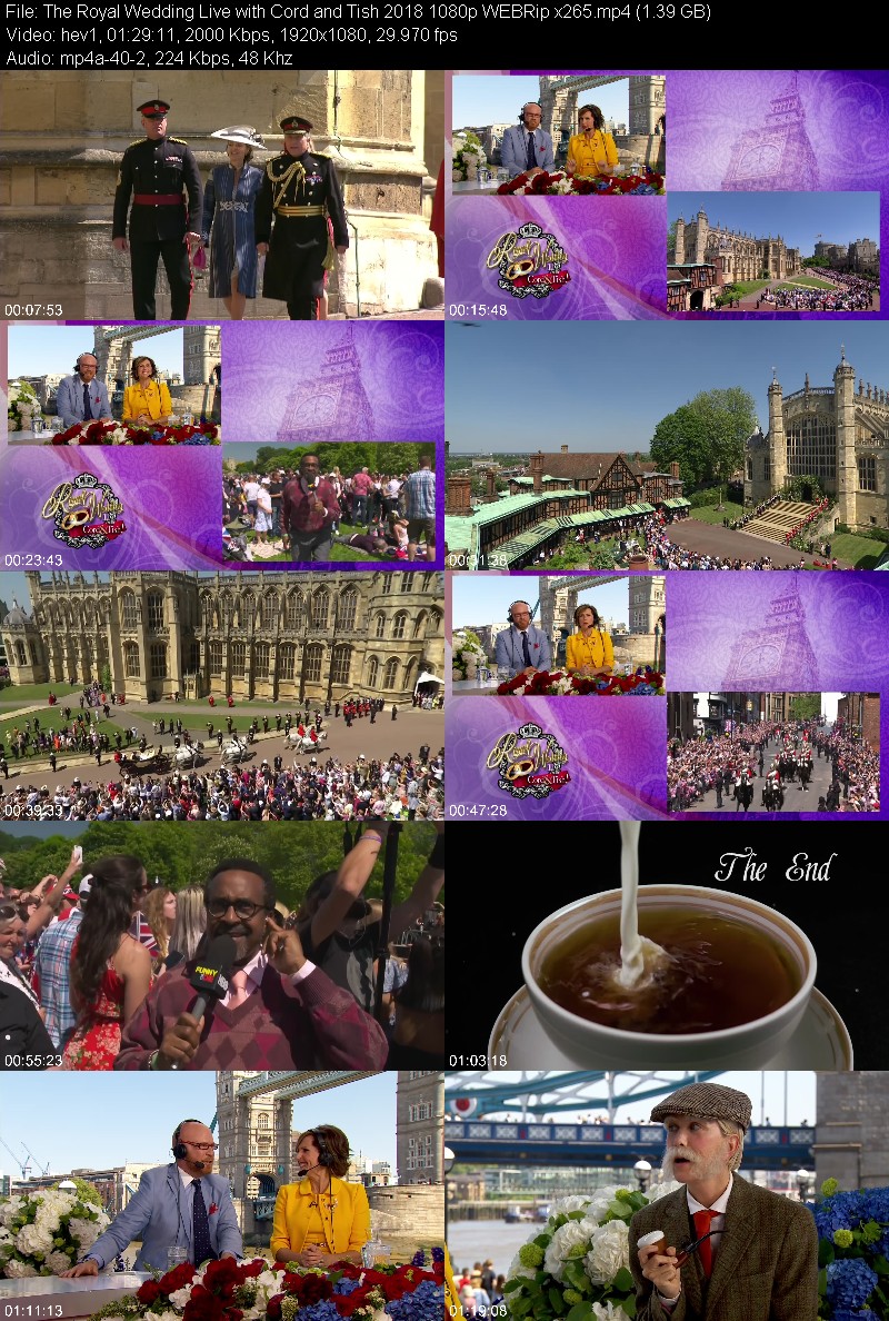 The Royal Wedding Live with Cord and Tish 2018 1080p WEBRip x265 D23dbf2a39245179fff1f223b34f1e8c