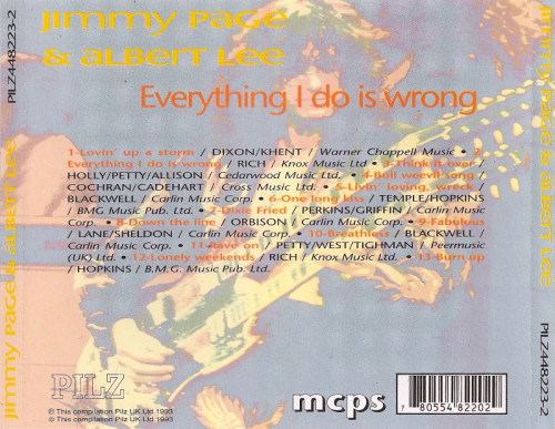Jimmy Page and Albert Lee - Everything I Do Is Wrong (1968/1993) Lossless