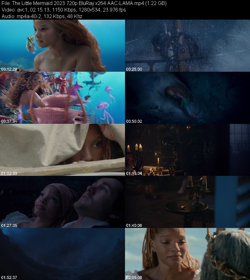 The Little Mermaid (2023) 720p BluRay-LAMA 248de4918c18ed352bc76567bd1e7647