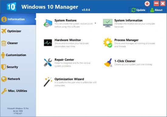 Yamicsoft Windows 10 Manager 3.8.9 Multilingual