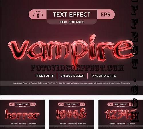 Vampire - Editable Text Effect - 91539583