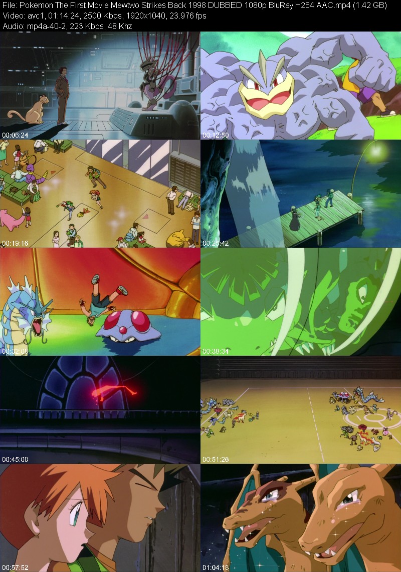 Pokemon The First Movie Mewtwo Strikes Back 1998 DUBBED 1080p BluRay H264 AAC Fc1e474ab3c15a670a0e03f1e3262275