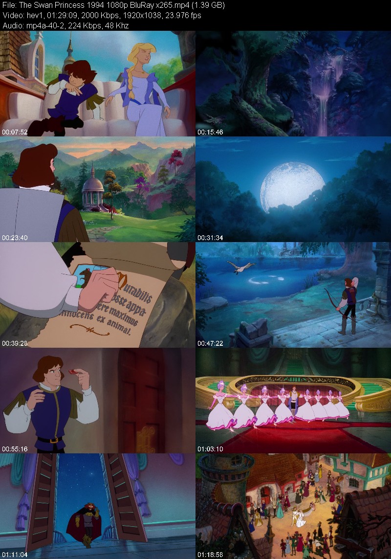 The Swan Princess 1994 1080p BluRay x265 A5d276917a423e987fe87b3ab2c10f8a