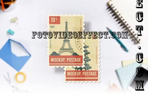 Stamp Postage Mockup - JBFBV2B