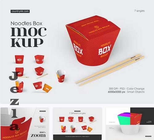 Noodles Box Mockup Set - 91658911