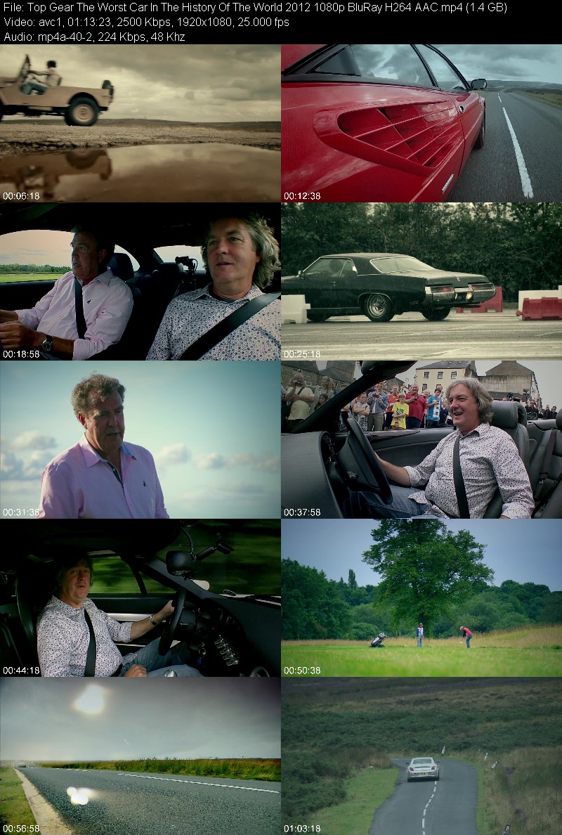 Top Gear The Worst Car In The History Of The World 2012 1080p BluRay H264 AAC 14c838bf63229c943e17d0cc49edd6fd