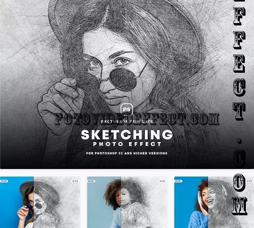 Sketching Photo Effect - TD6JKLN