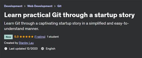 Learn practical Git through a startup story