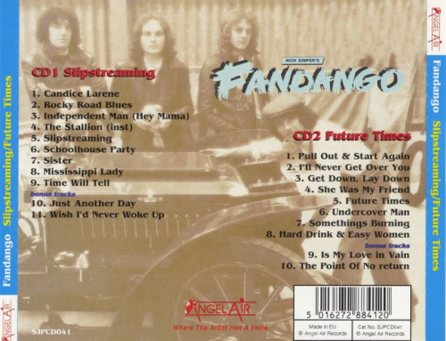 Nick Simper's Fandango - Slipstreaming / Future Times (1979-80) [Remastered, 2001] Lossless