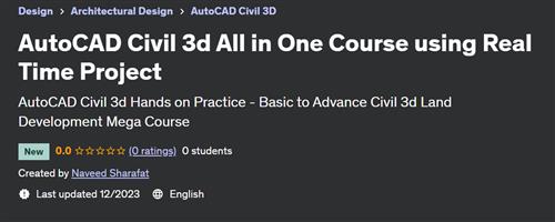 AutoCAD Civil 3d Complete Course using Real Time Project
