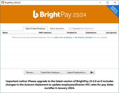 Thesaurus Software BrightPay UK Bureau 2023–24 v23.3.0
