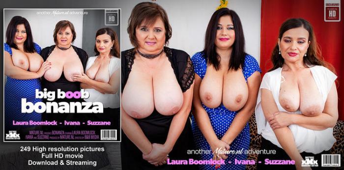 Ivana M (53), Laura Boomlock (34), Suzzane (51) and Leon (28) - A Big Breasted Mature Groupsession With One Lucky Guy (FullHD 1080p) - Mature.nl/Mature.eu - [2023]